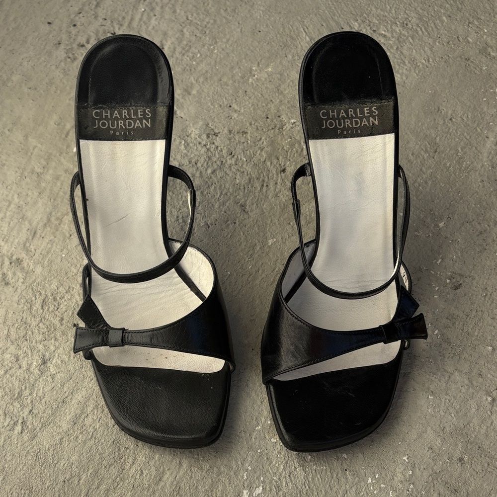 Charles Jourdan Strappy mules